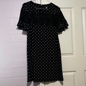 Tommy Hilfiger Black and White Polka Dot Dress